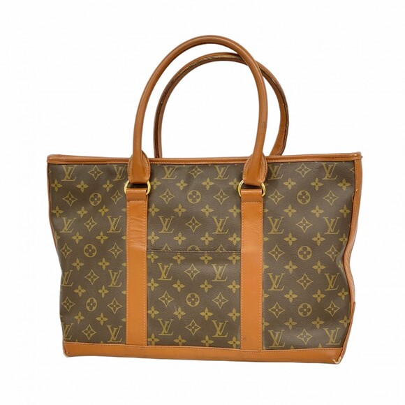 LOUIS VUITTON Other - Louis Vuitton Monogram Weekend PM Tote Bag M42425 Brown Men's